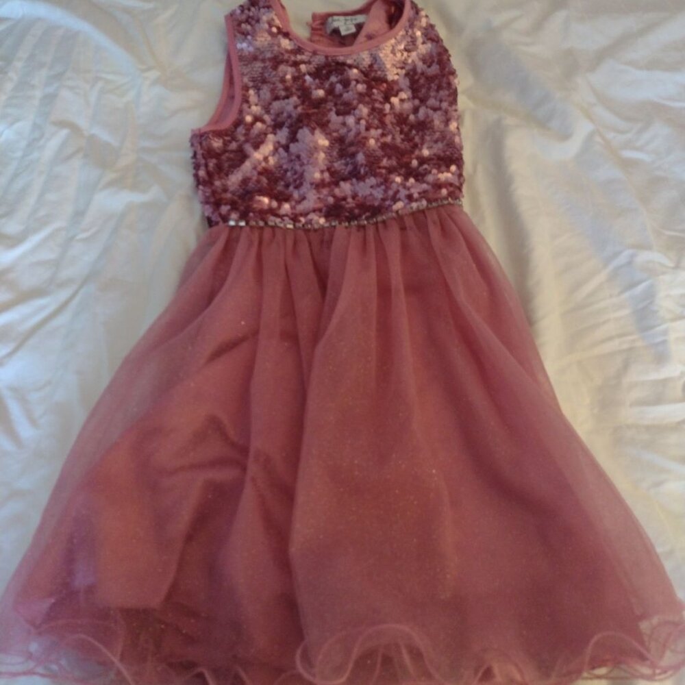 Love Jayne Pink Sequin Dress